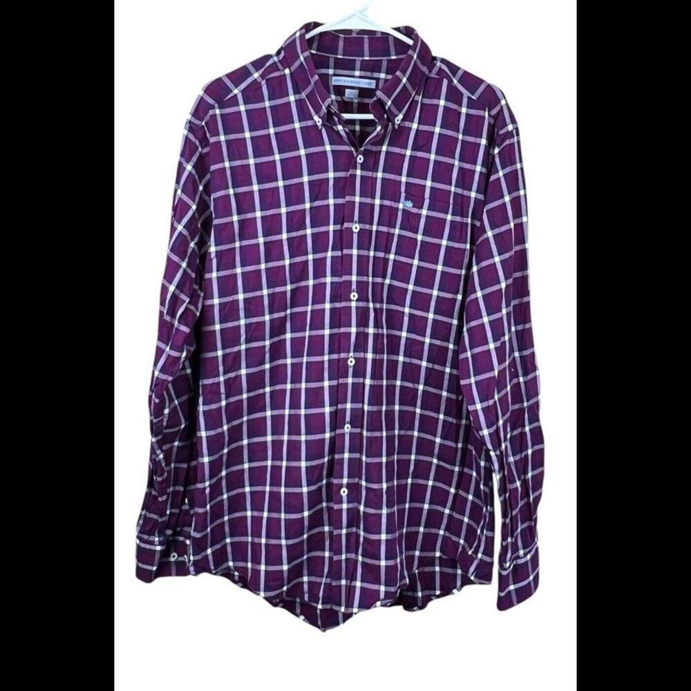 Southern‎ Tide Multicolor Check Classic Fit Long Sleeve Button Down Shirt Large